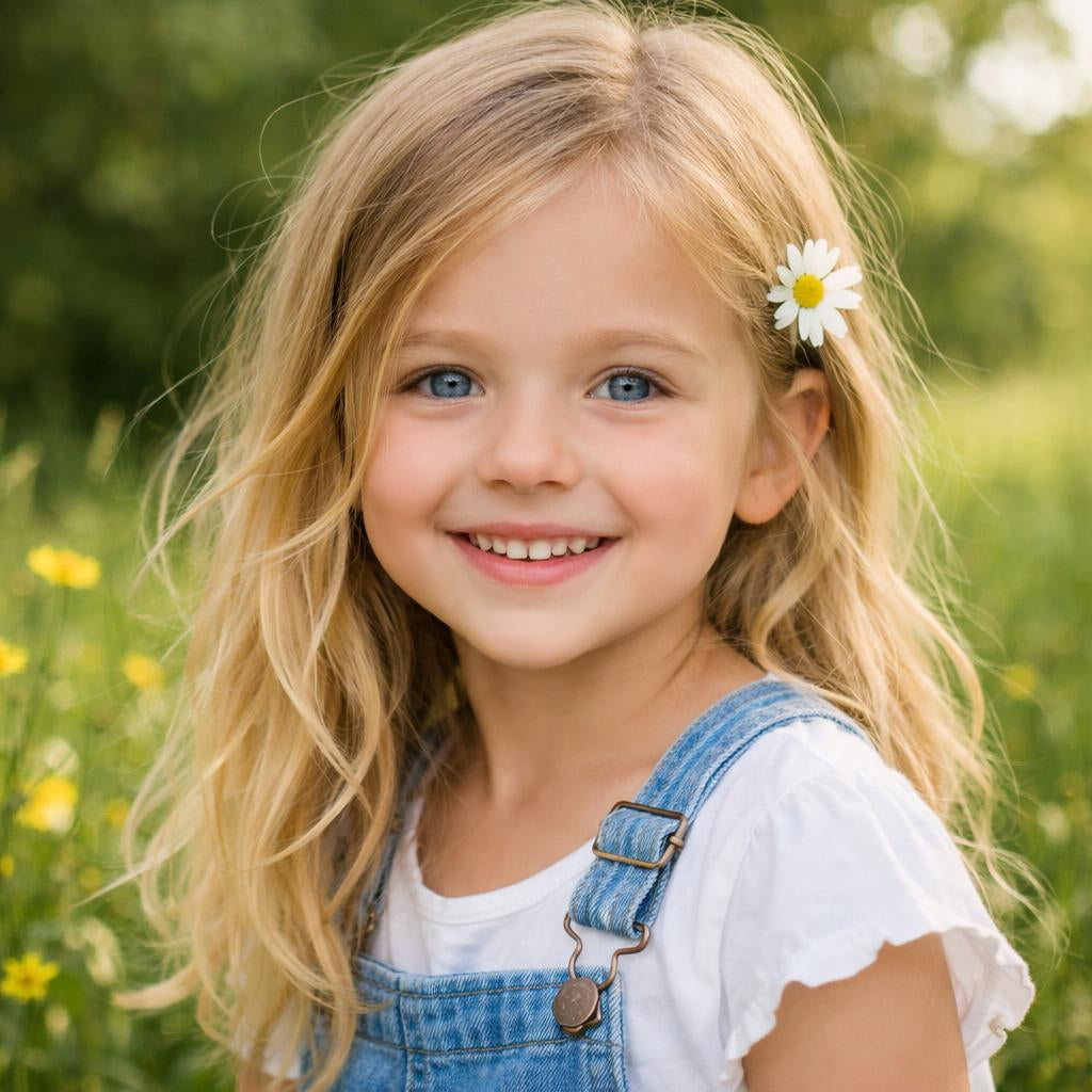 Editing Children Portraits for Bright and Natural Results